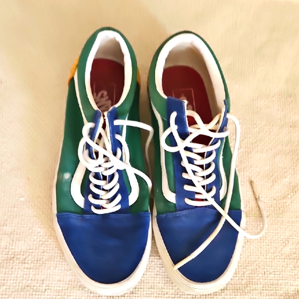 Vans  Skate Old Skool Shoes (Blue / Green)